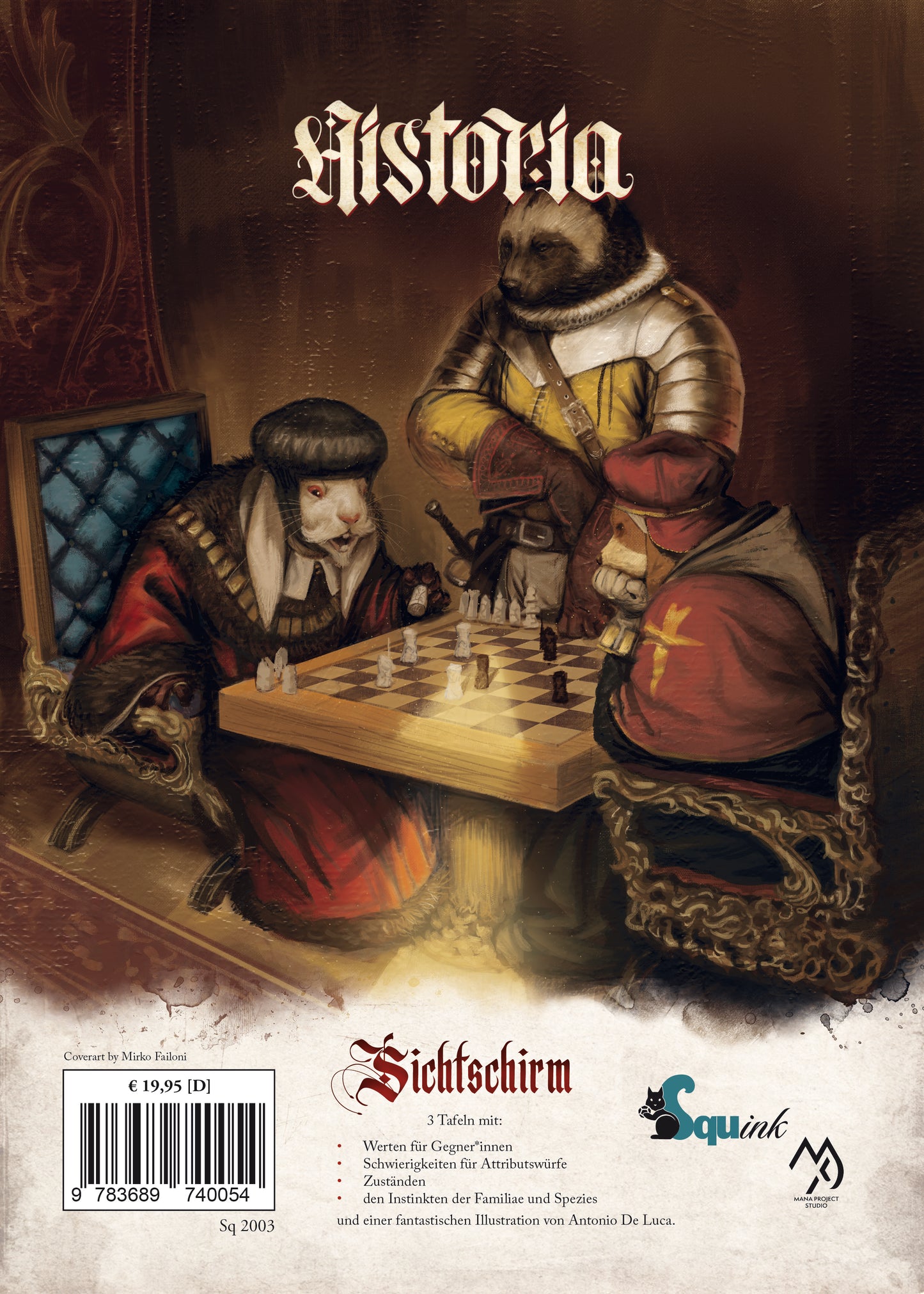 Historia Sichtschirm