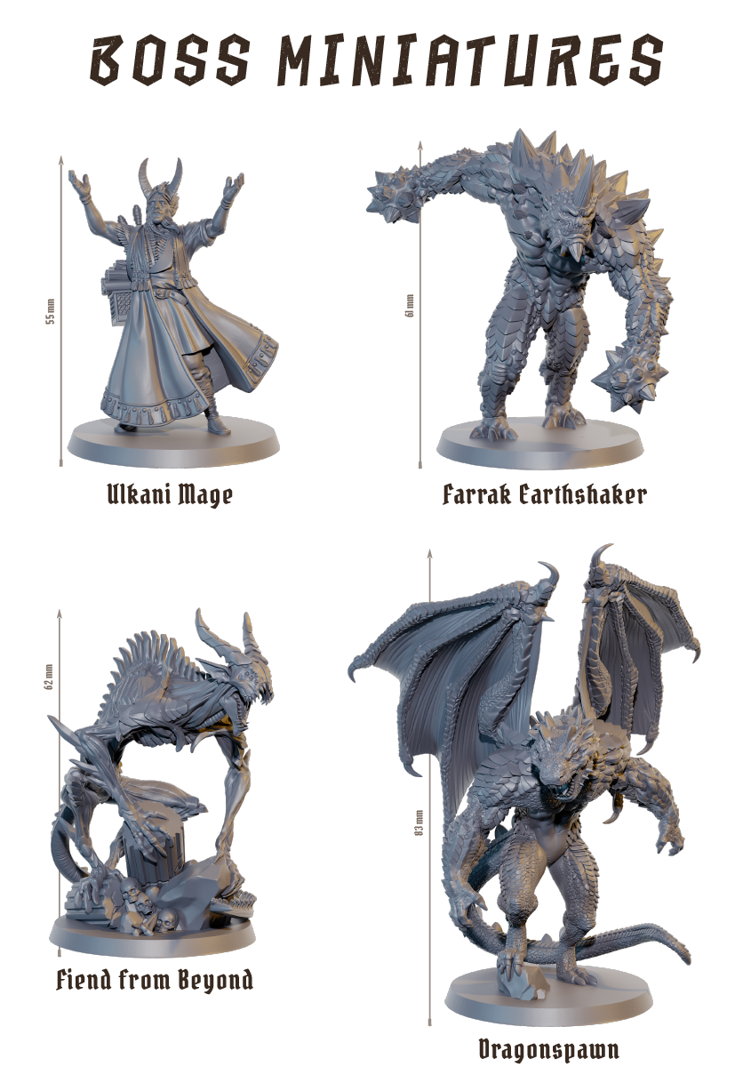 Fateforge: Boss Miniaturen Set